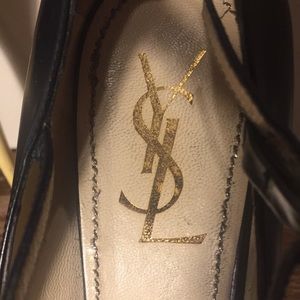 YSL beautiful peep toe Mary Jane pumps!